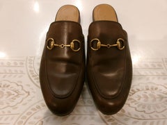 Gucci Princetown Mules brown size 35.5