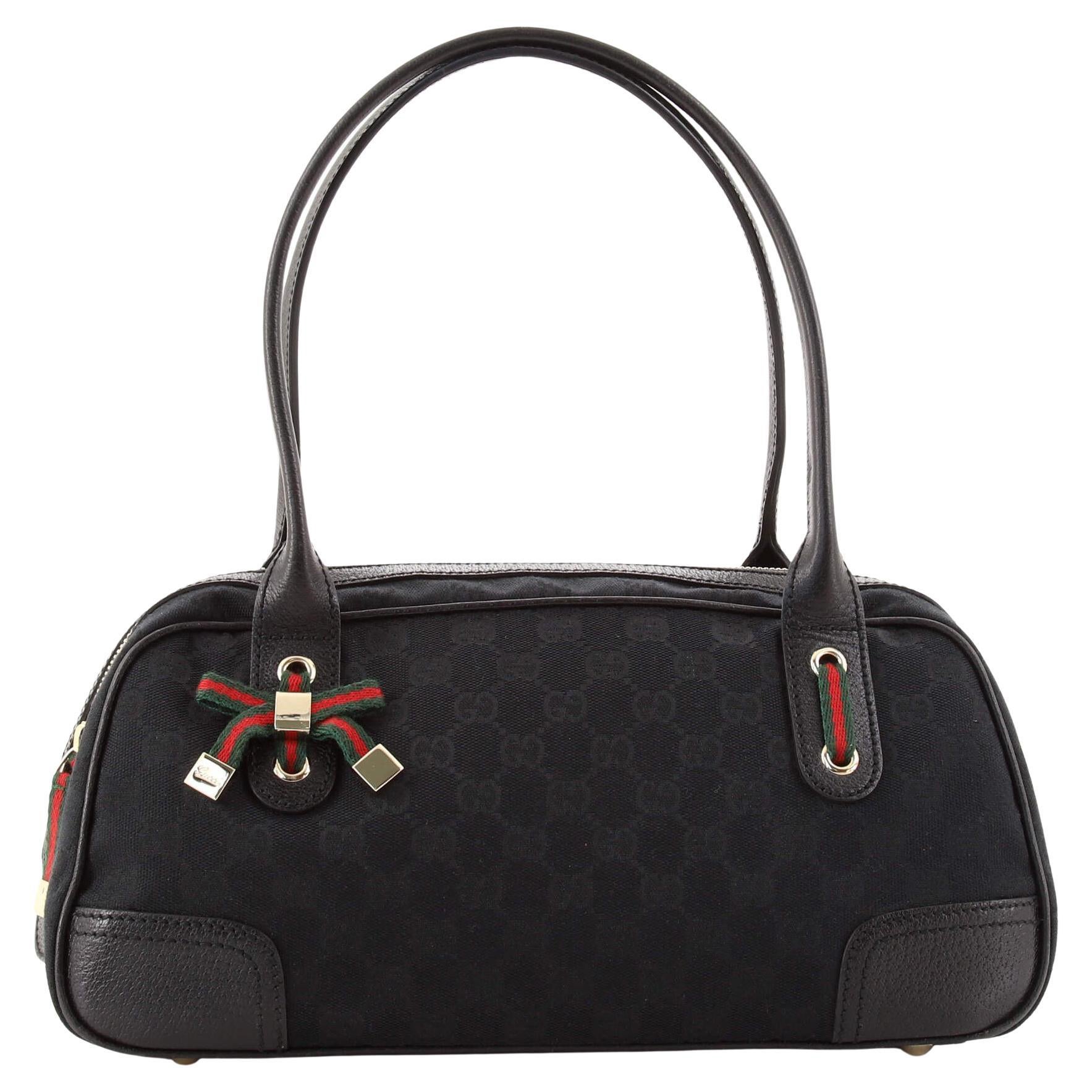 Gucci Princy Boston Bag GG Canvas Small