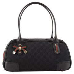 Gucci Princy Boston Bag GG Canvas Small