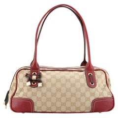 Gucci Princy Boston Bag GG Canvas Small