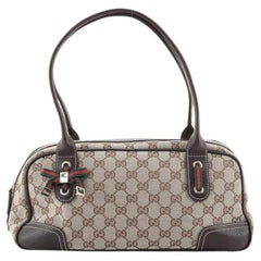 Gucci Princy Boston Bag GG Canvas Small
