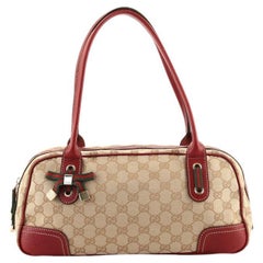Gucci Princy Boston Bag GG Canvas Small