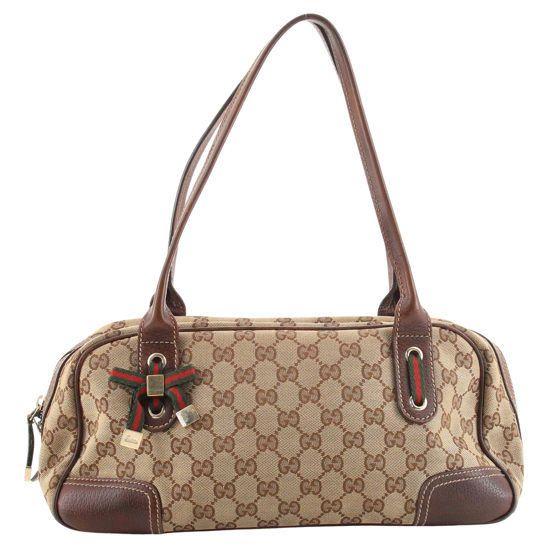 Gucci Princy Boston Sac GG Canvas Small