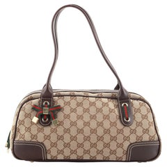 Gucci Princy Boston Bag GG Canvas Small