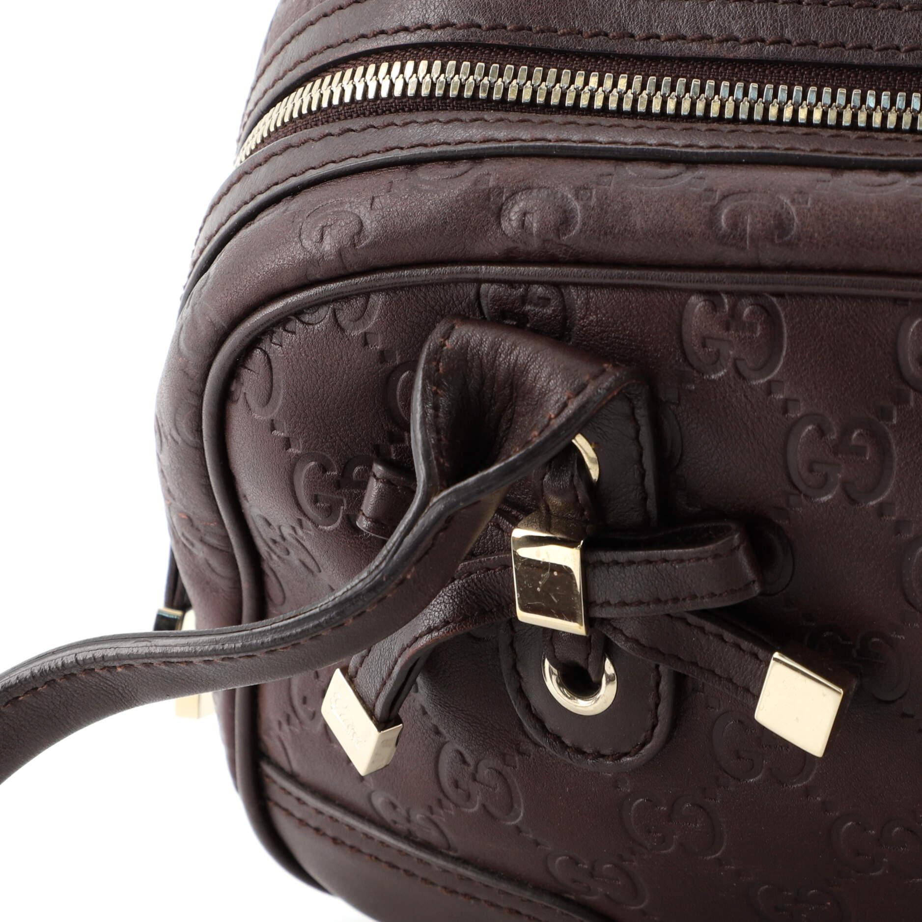 Gucci Princy Boston Bag Guccissima Leather Small In Good Condition In NY, NY