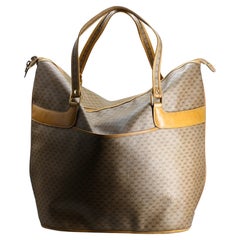 Gucci Printed Canvas and Leather Large Travel Bag