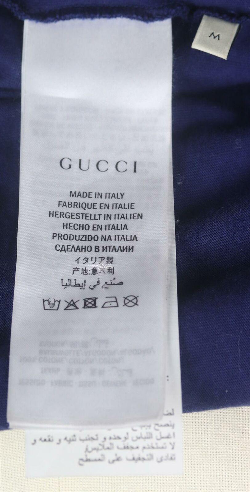 Black Gucci Printed Cotton Jersey T-Shirt
