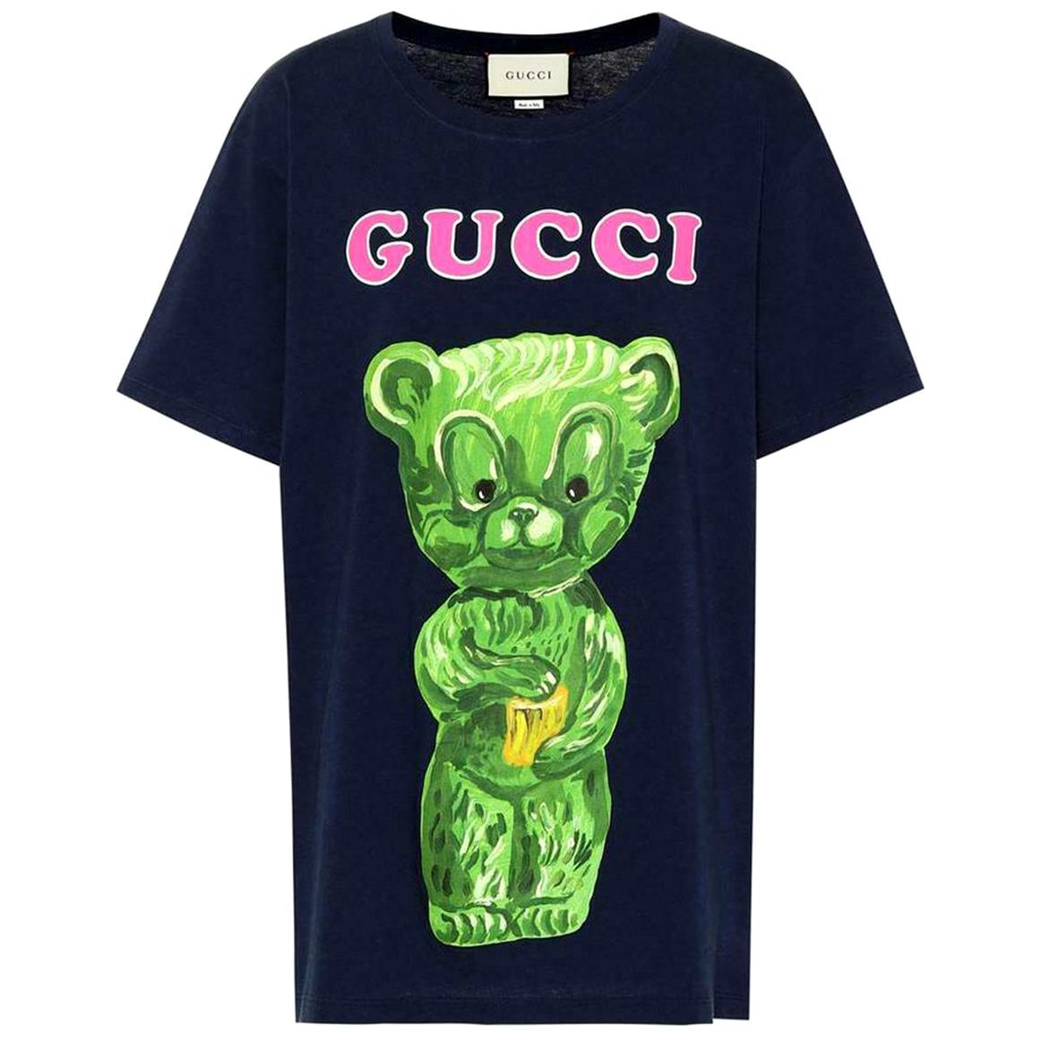 Gucci Printed Cotton Jersey T-Shirt
