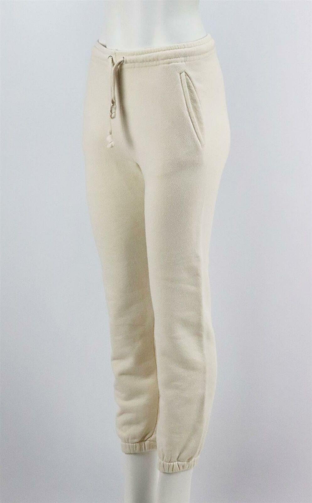 Beige Gucci Printed Cotton Terry Track Pants