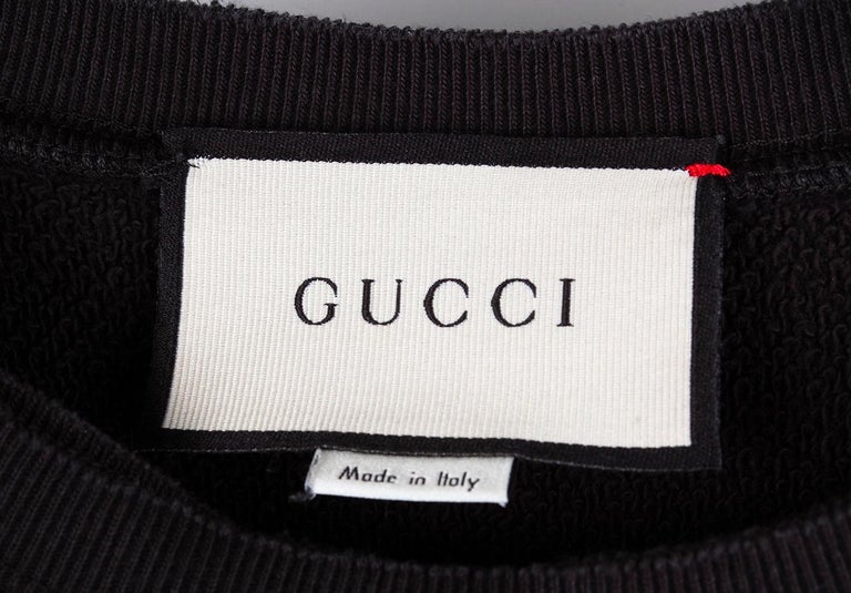 Gucci Pullover AC/DC Men Top Sweatshirt Size M For Sale at 1stDibs