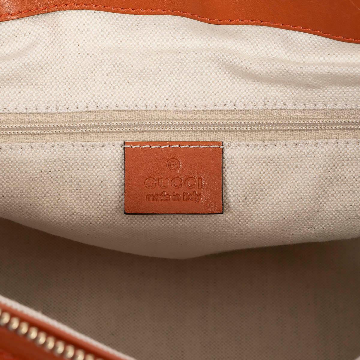 GUCCI pumpkin orange Guccissima leather SUKEY MEDIUM Shoulder Bag For Sale 3