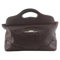 Gucci Punch Top Handle Tote Guccissima Leather Medium