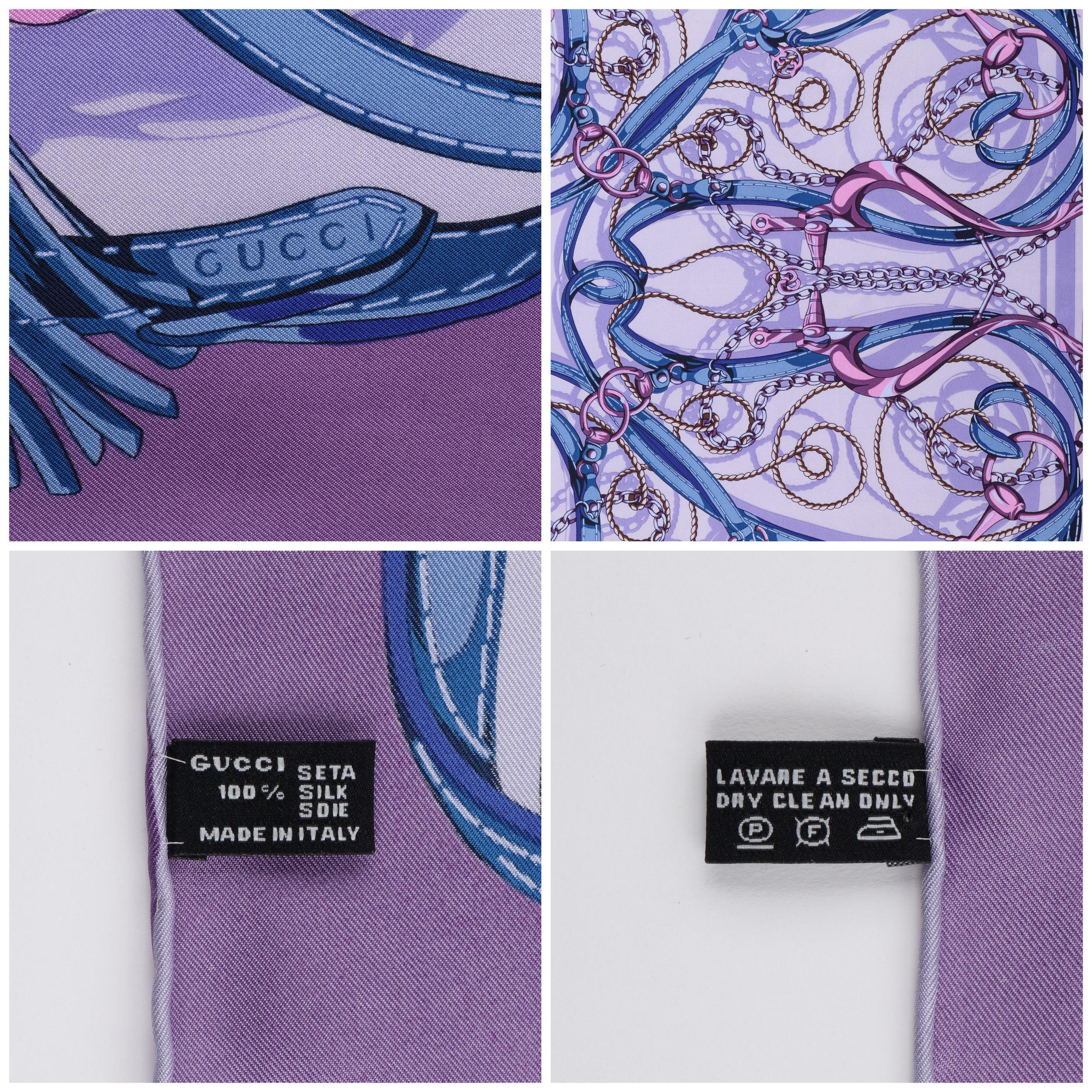 gucci purple scarf