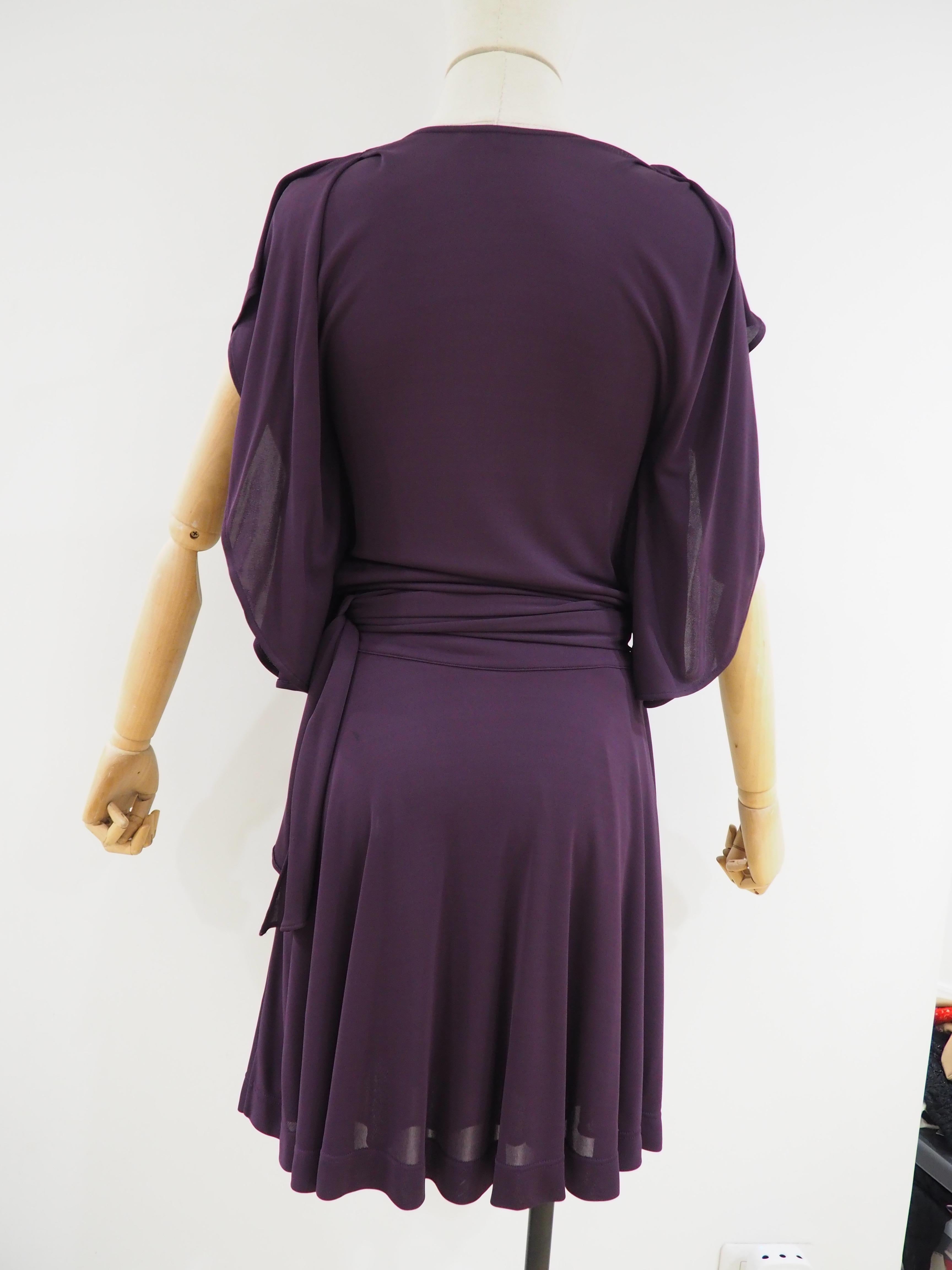 Gucci purple dress In Good Condition For Sale In Capri, IT