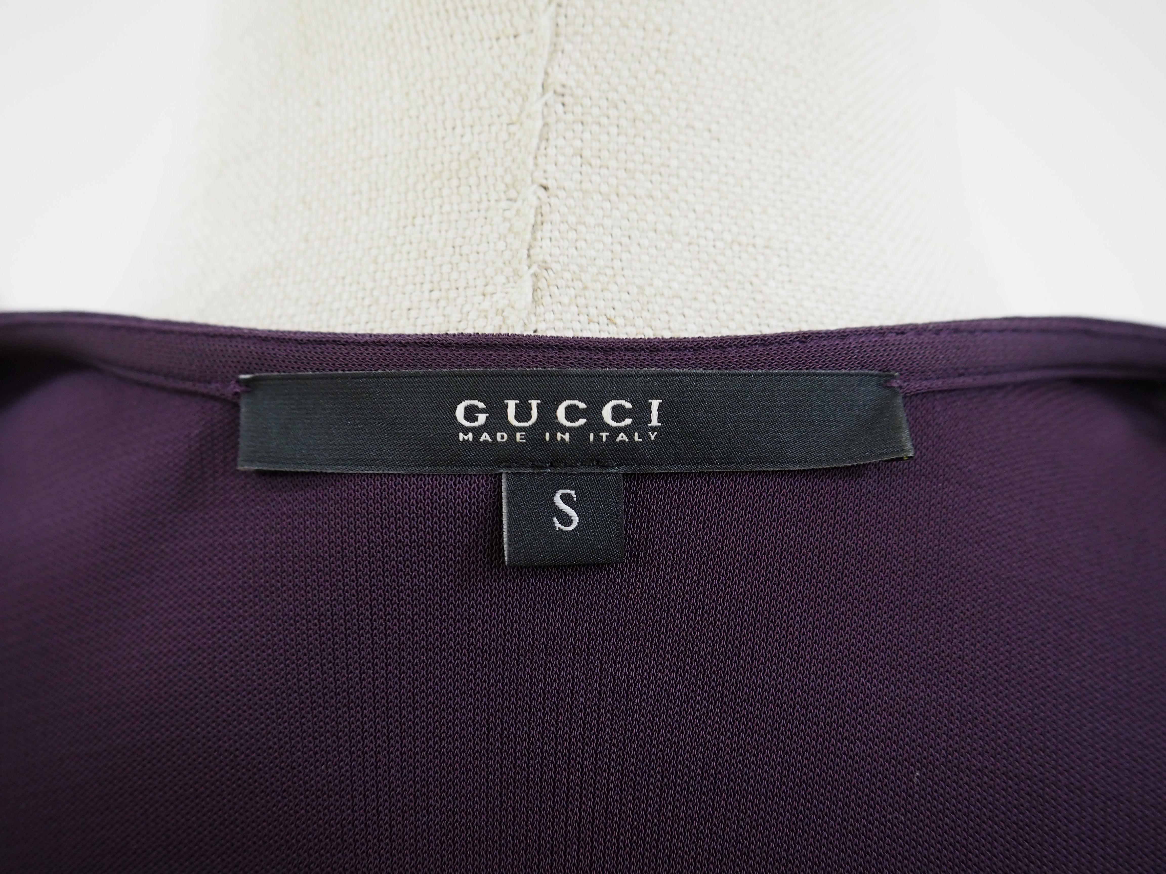 Gucci purple dress For Sale 3