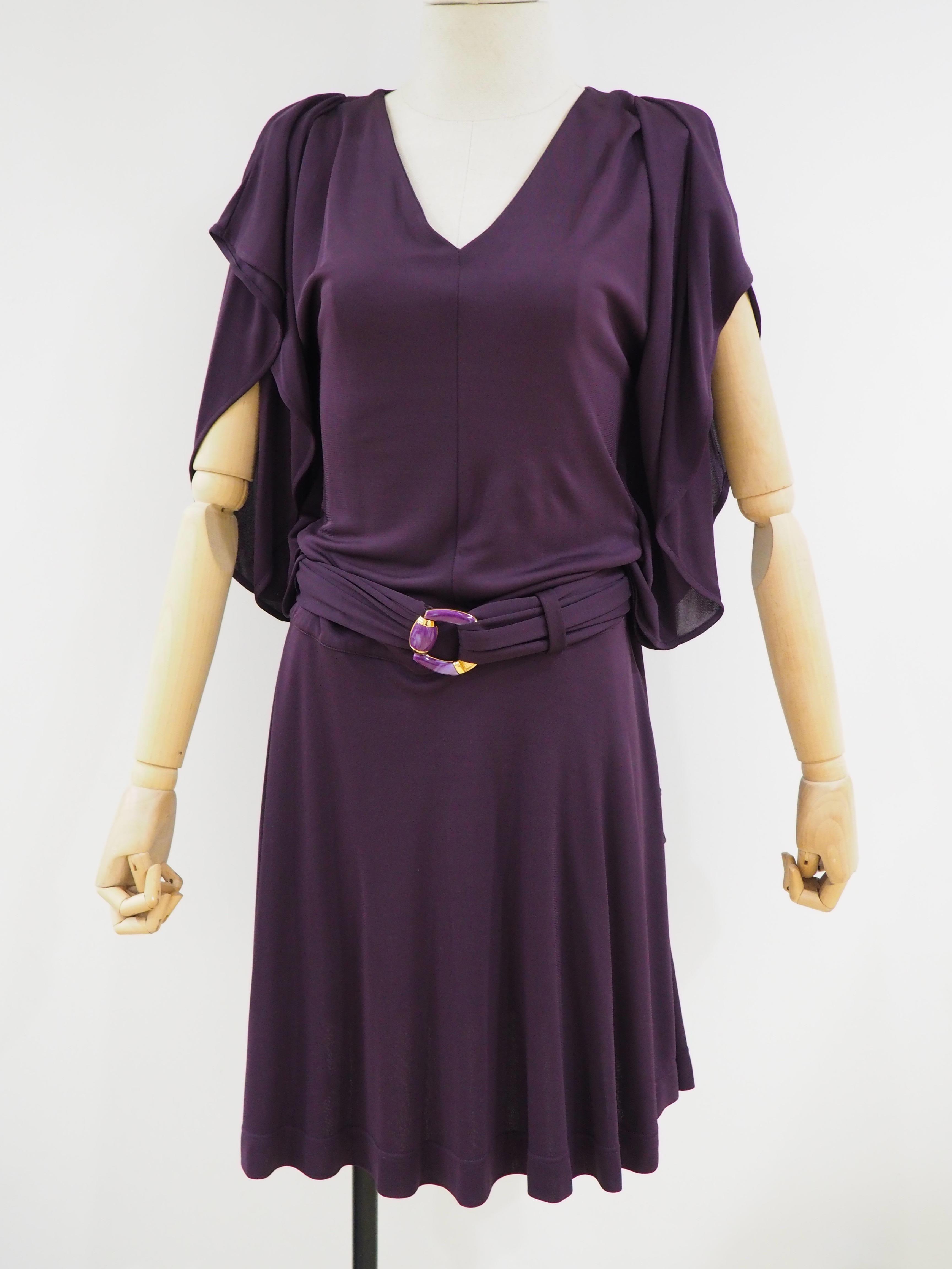 Gucci purple dress For Sale 4