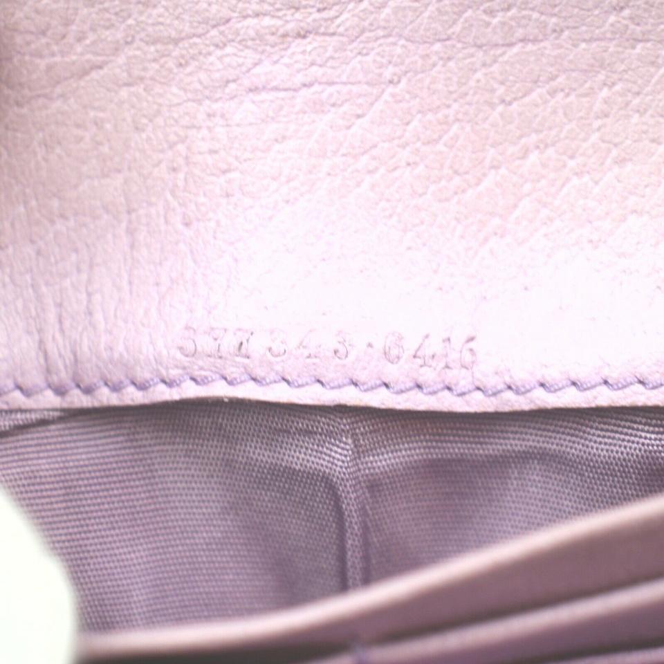Gucci Purple Flora Wallet on Chain Crossbody Flap Bag 862994 4