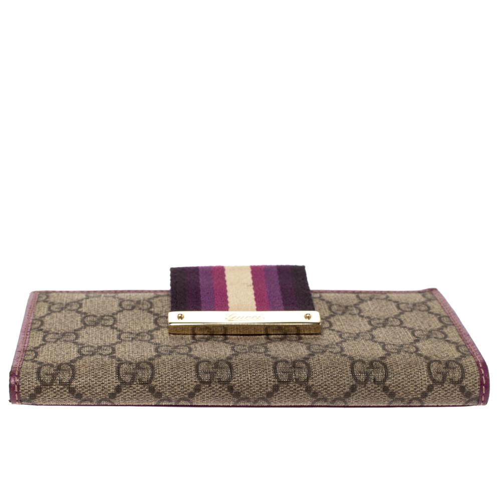 gucci purple wallet