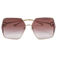 Gucci Purple Gradient GG1322SA Oversized Sunglasses