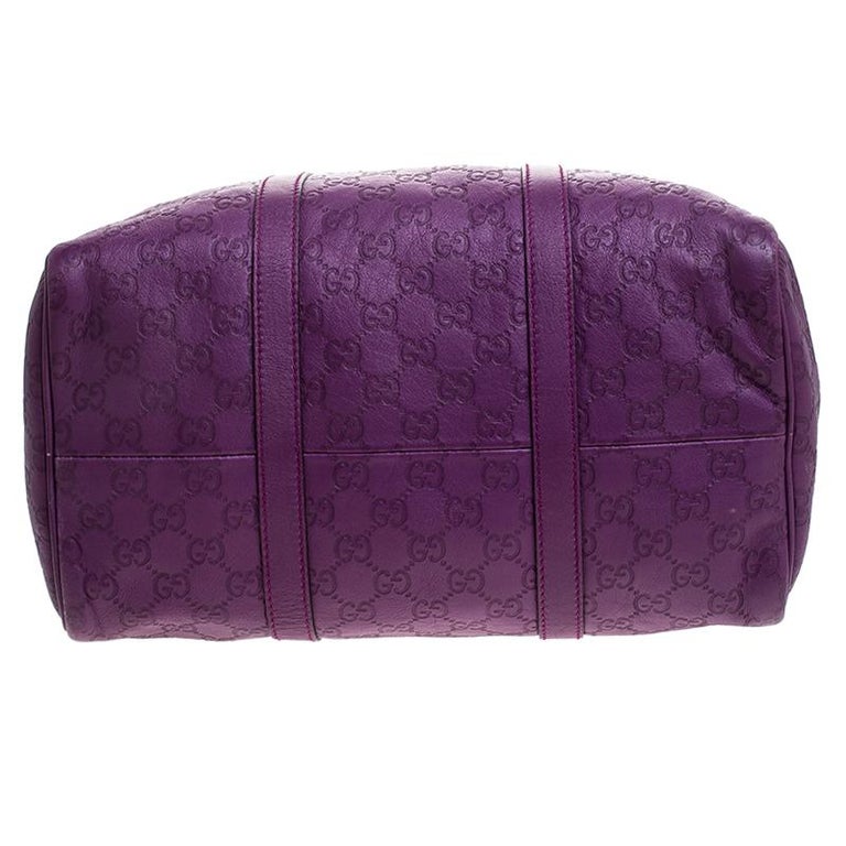 Gucci, Bags, Authentic Gucci Boston Bag Dark Purple