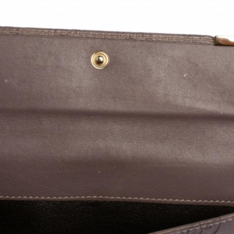 Gucci Purple Guccissima Leather Trademark Continental Wallet 2