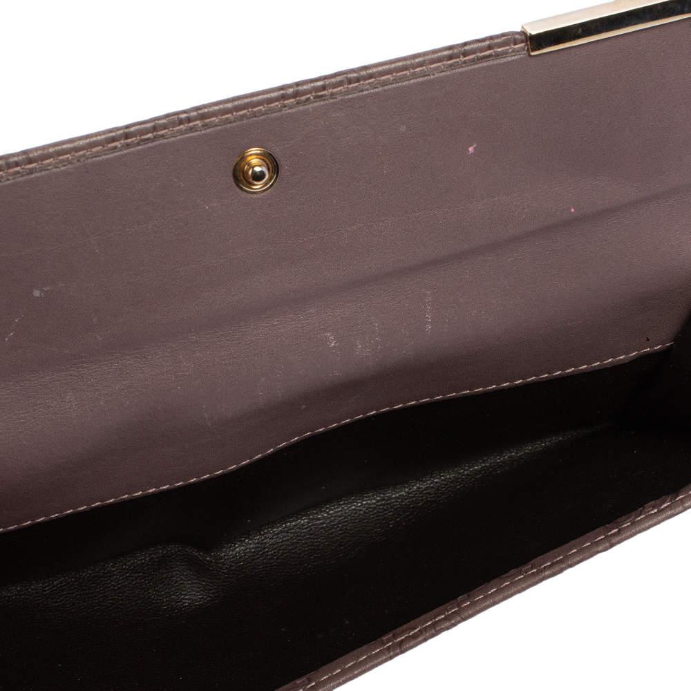 Gucci Purple Guccissima Leather Trademark Continental Wallet 3