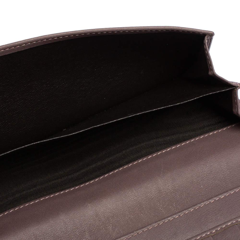 Gucci Purple Guccissima Leather Trademark Continental Wallet 4
