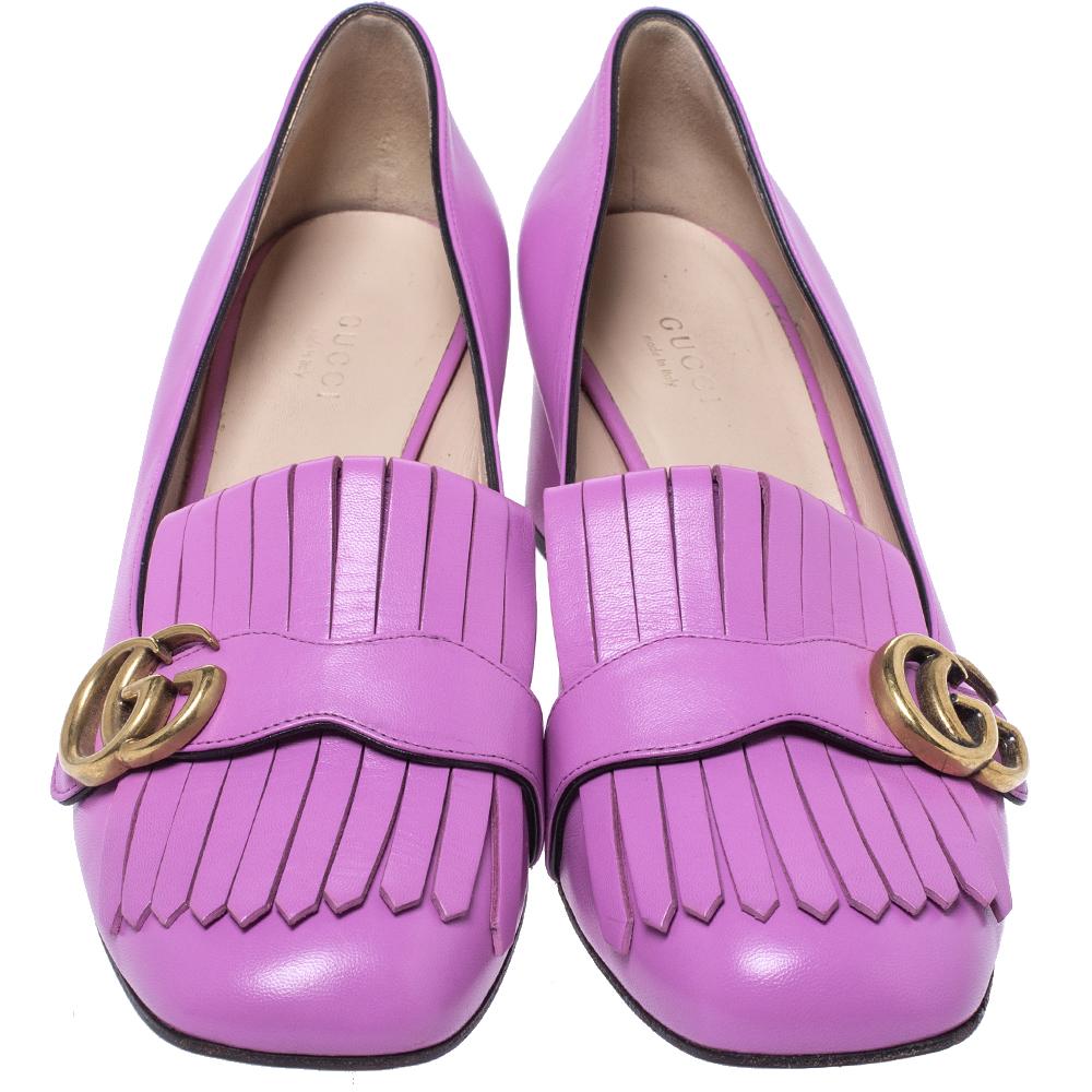 gucci purple shoes
