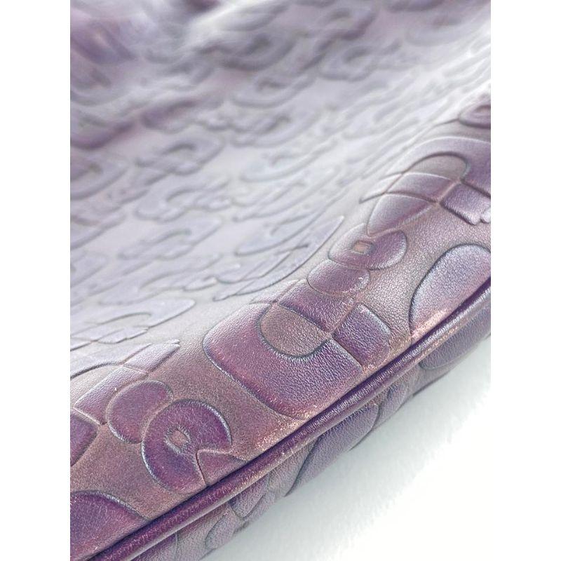 Gucci Purple Leather Horsebit Embossed Glam Hobo 10G10105  7