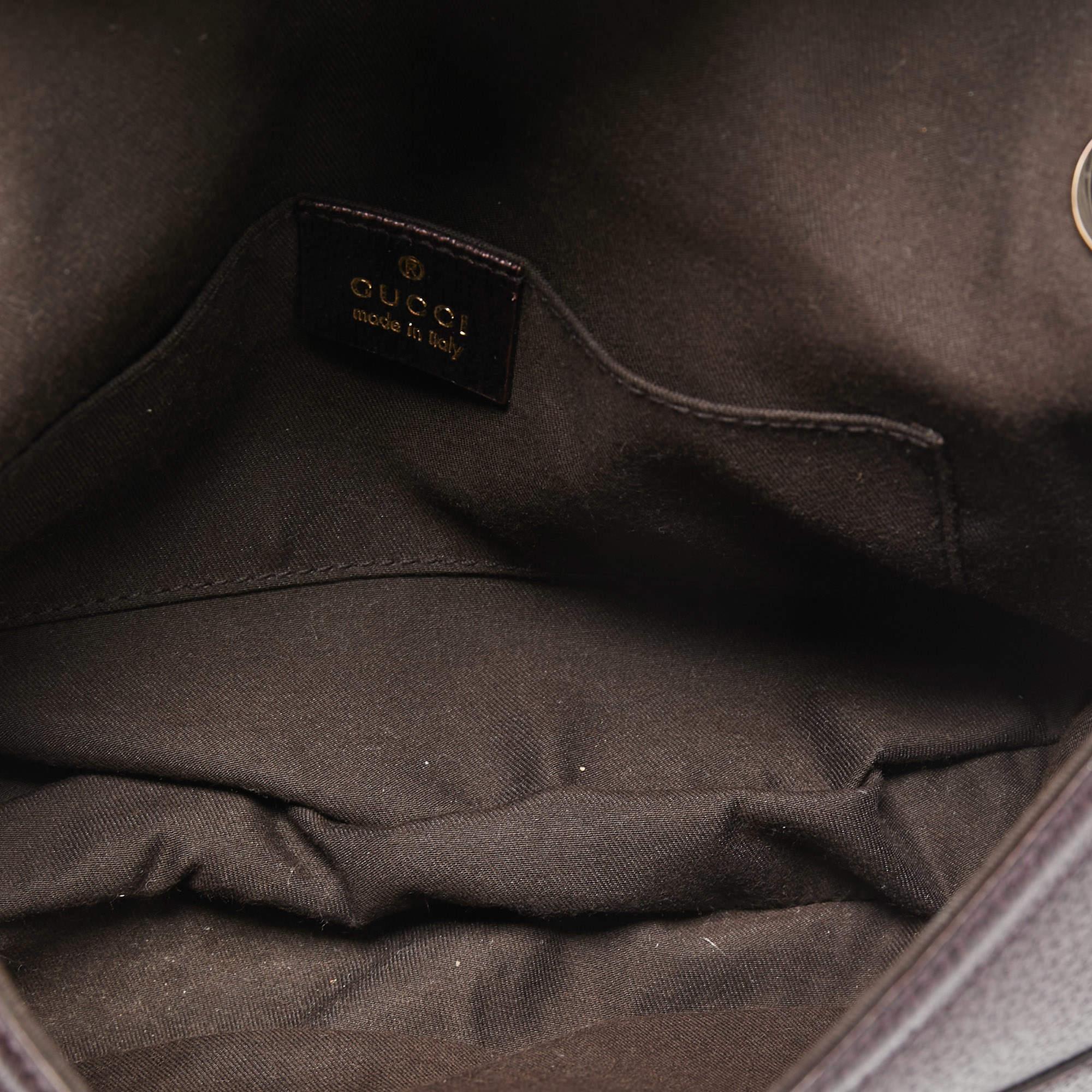 Gucci Purple Leather Limited Edition Tom Ford Dragon Shoulder Bag 7