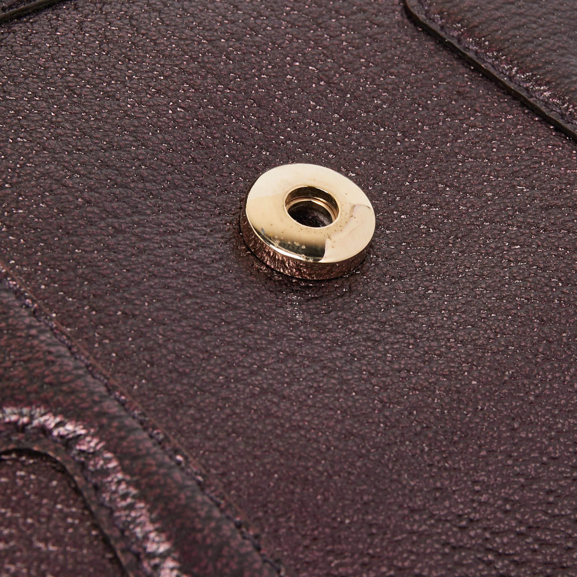 Gucci Purple Leather Limited Edition Tom Ford Dragon Shoulder Bag 2