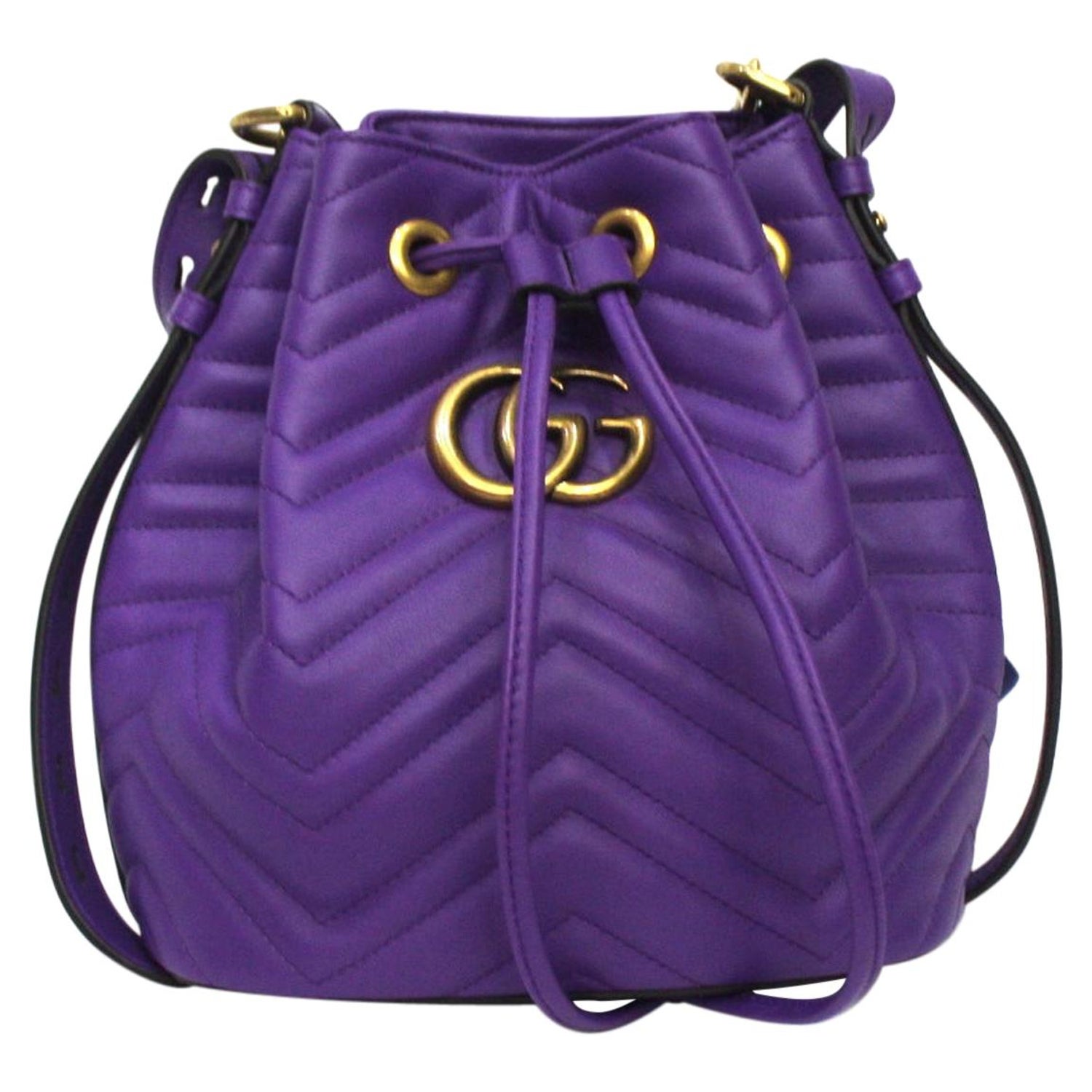 Gucci Purple Leather Marmont Shoulder Bag at 1stDibs | purple gucci bag, gucci  purple bag, gucci purple handbag