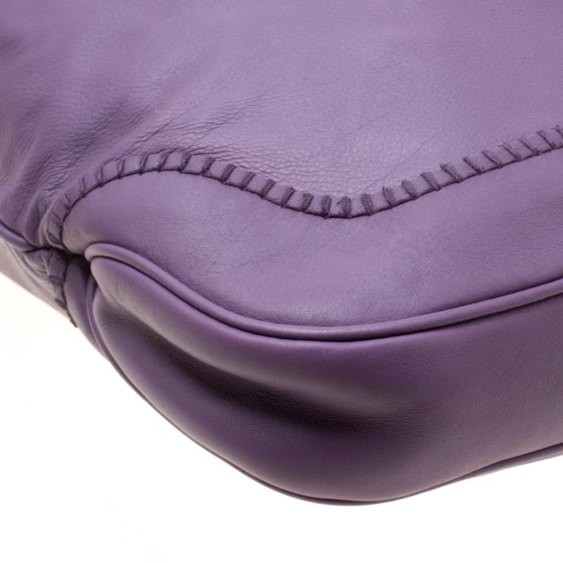 Gucci Purple Leather Medium New Jackie Shoulder Bag 1