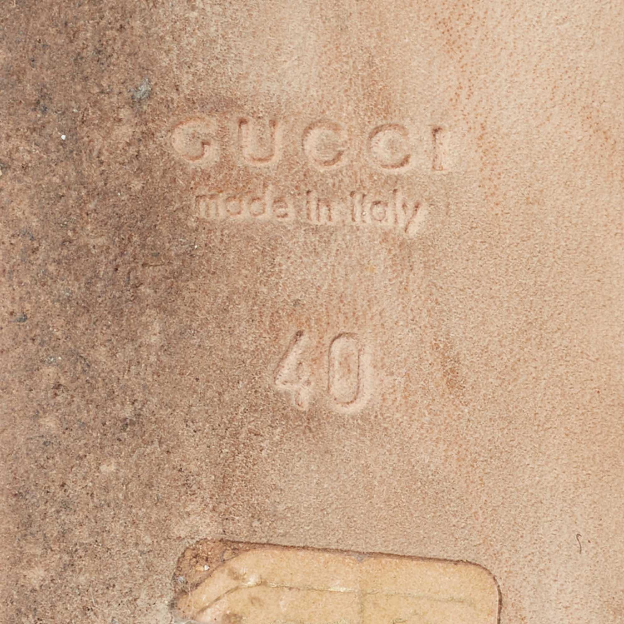 Gucci Lila Leder Microguccissima Ballettschuhe mit Schleife Detail Größe 40 im Angebot 4