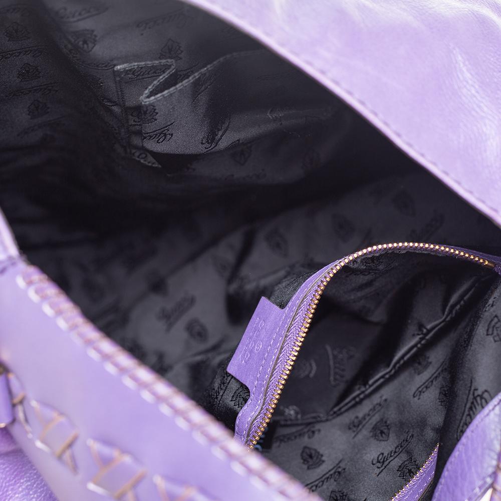 Gucci Purple Leather New Jackie Hobo 2