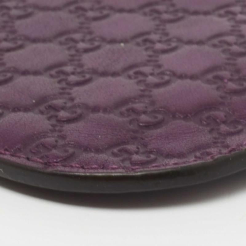 Custodia per Blackberry in pelle microgucciata viola di Gucci in vendita 1