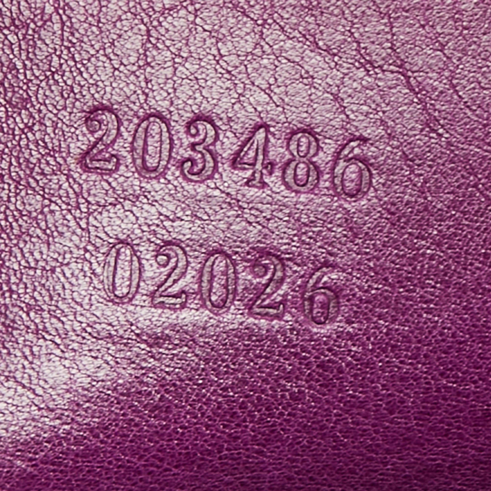 Gucci Purple Patent Leather Hysteria Hobo 4