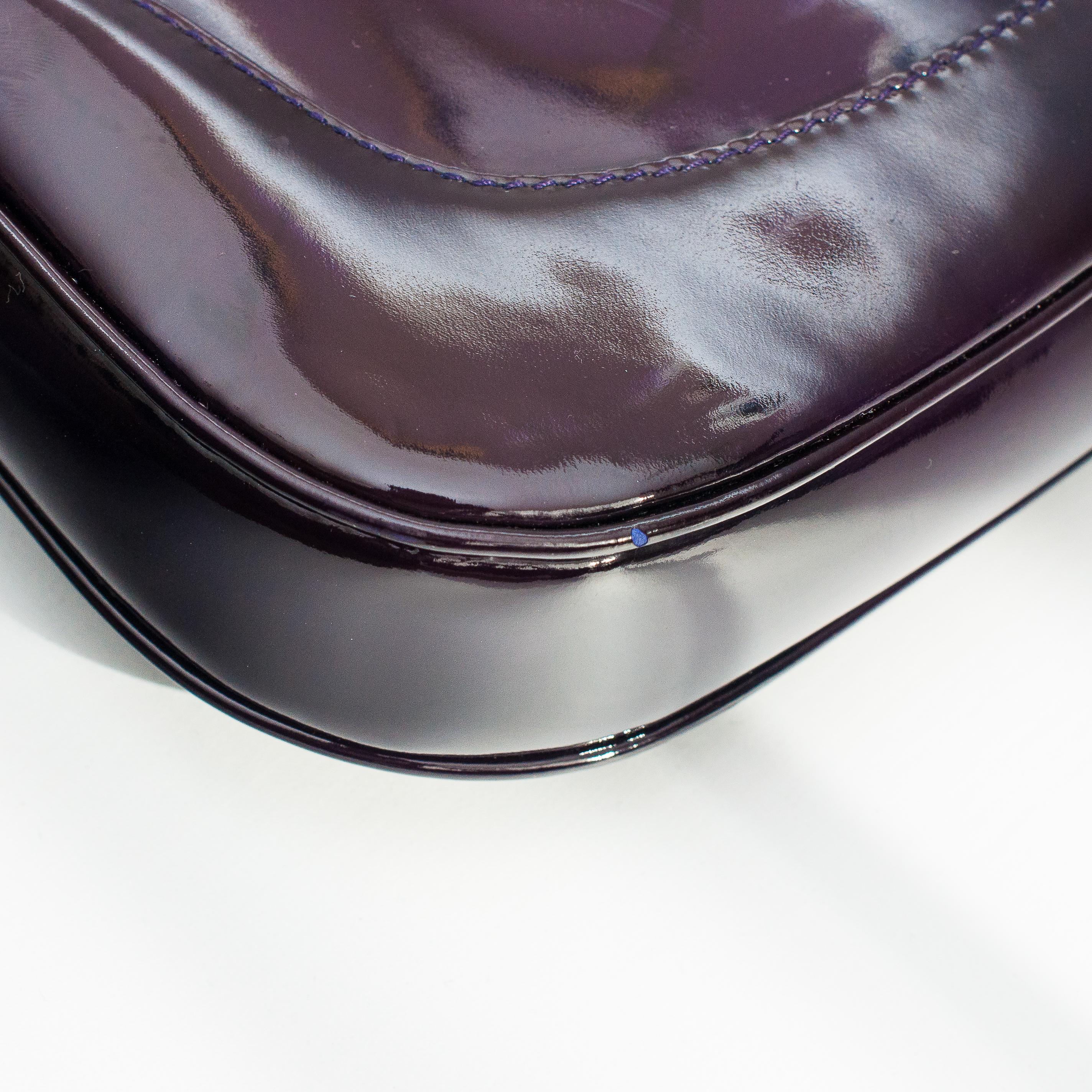 Gucci Purple Patent Leather Jackie Shoulder Bag 6