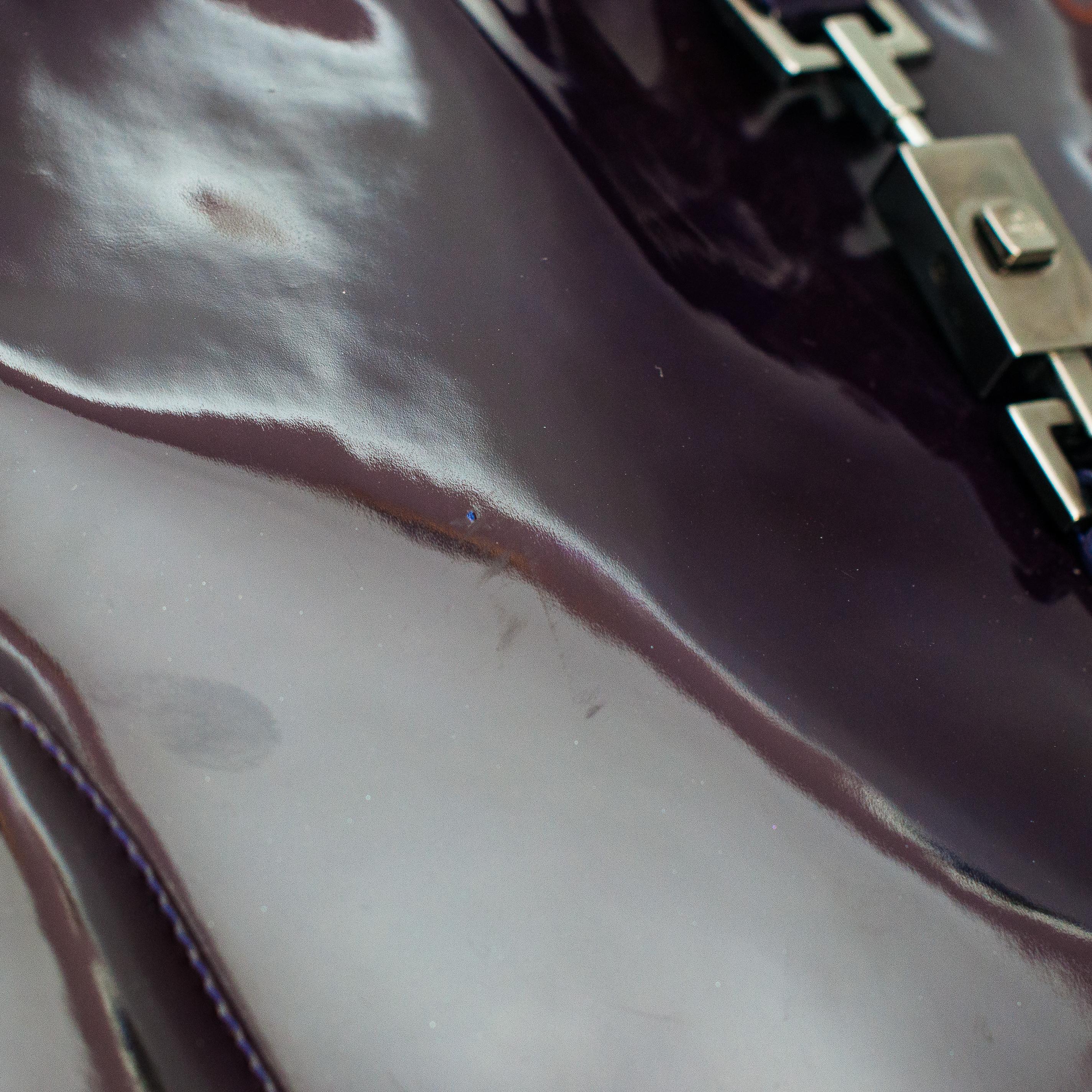 Gucci Purple Patent Leather Jackie Shoulder Bag 3