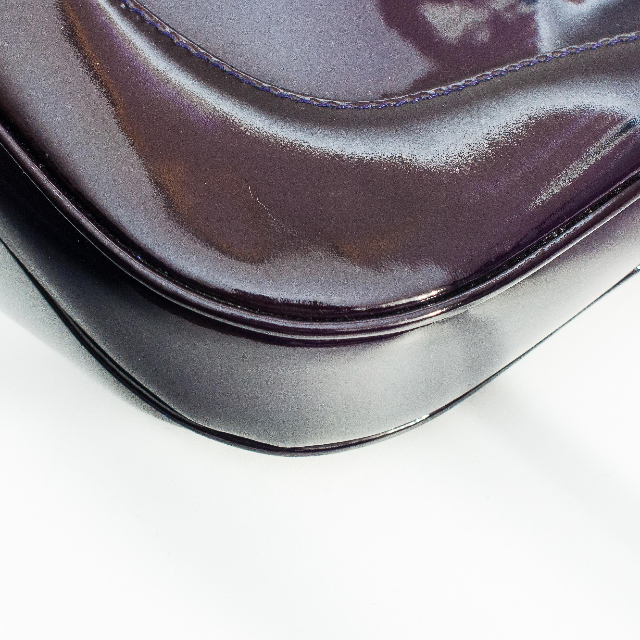 Gucci Purple Patent Leather Jackie Shoulder Bag 5