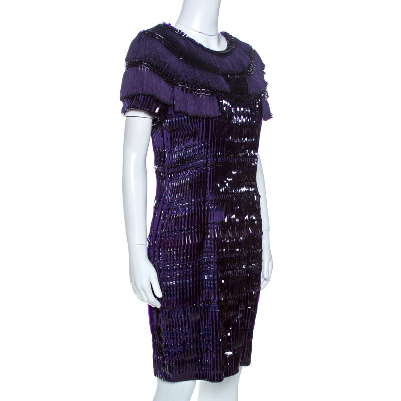 gucci purple dress