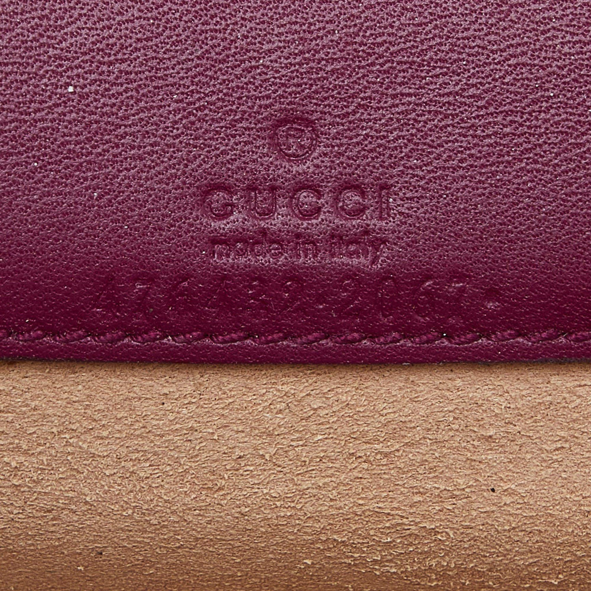Gucci Super mini sac à chaîne Dionysus en velours et cuir violet Pour femmes en vente