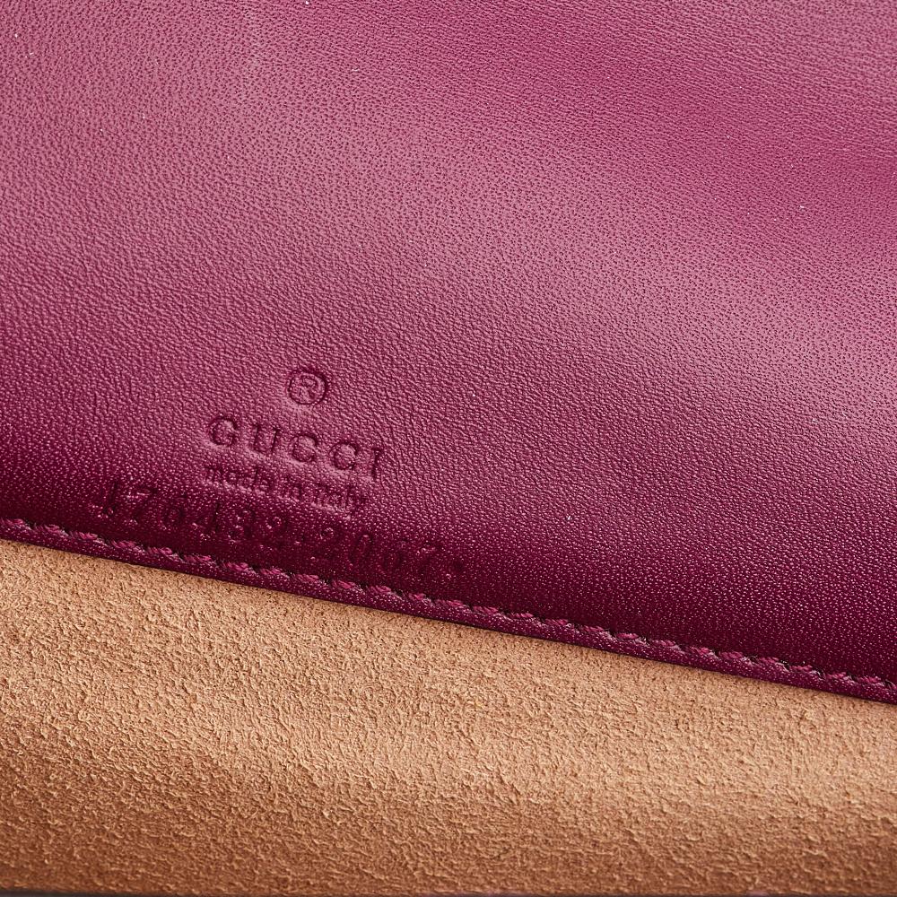 Gucci Purple Velvet and Leather Super Mini Dionysus Crossbody Bag 3