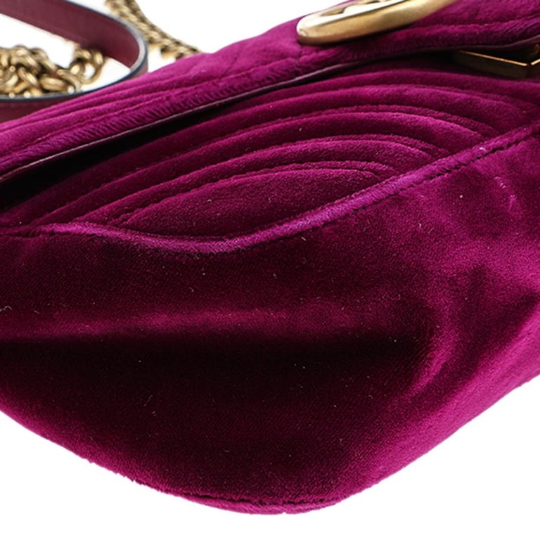 Vintage Gucci Purple Velvet Shoulder Bag – Treasures of NYC