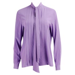 Gucci Pussy Bow Silk Blouse It 38 Uk 6