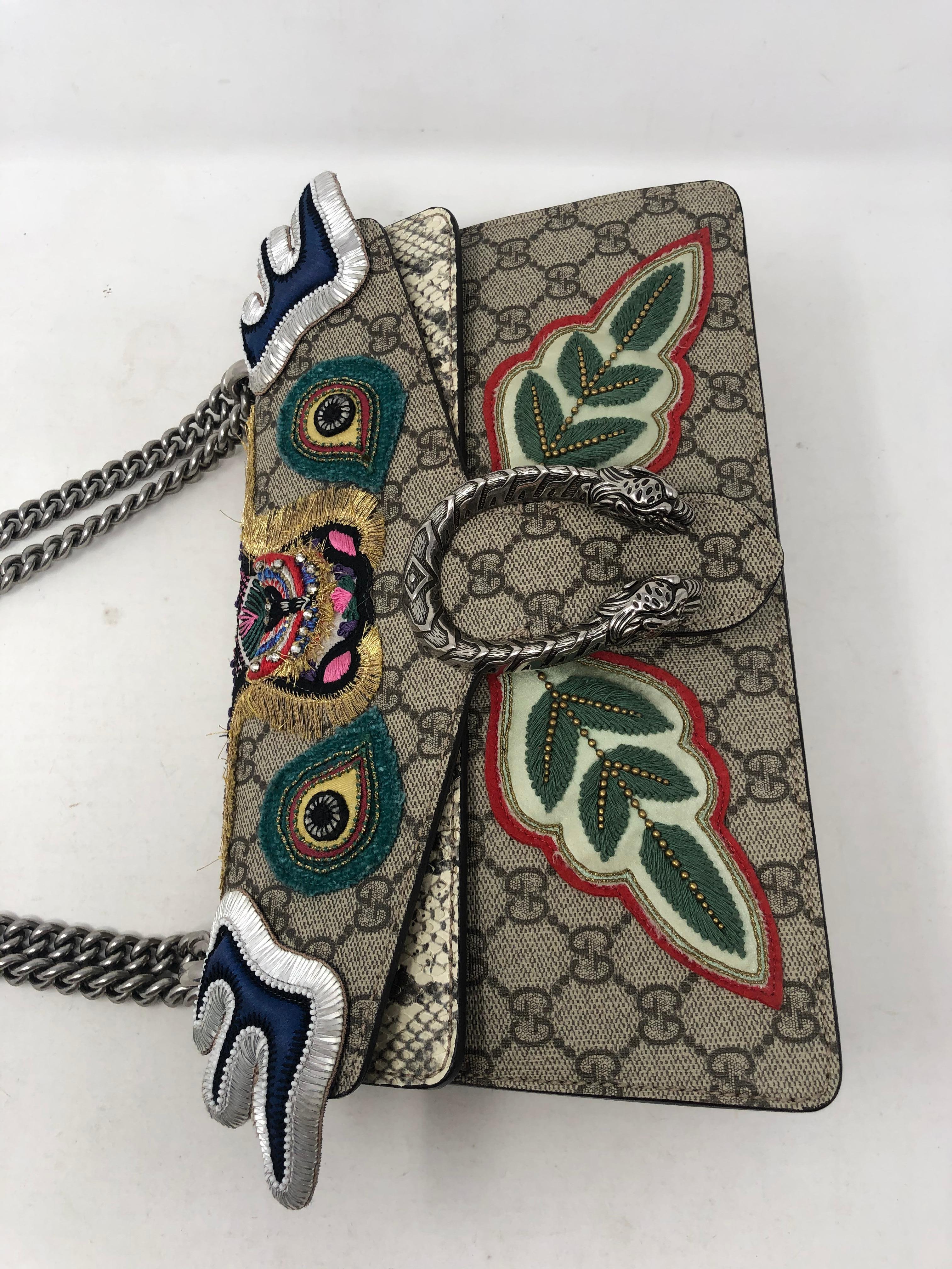 Gucci Python Dionysus Bag  In Excellent Condition In Athens, GA