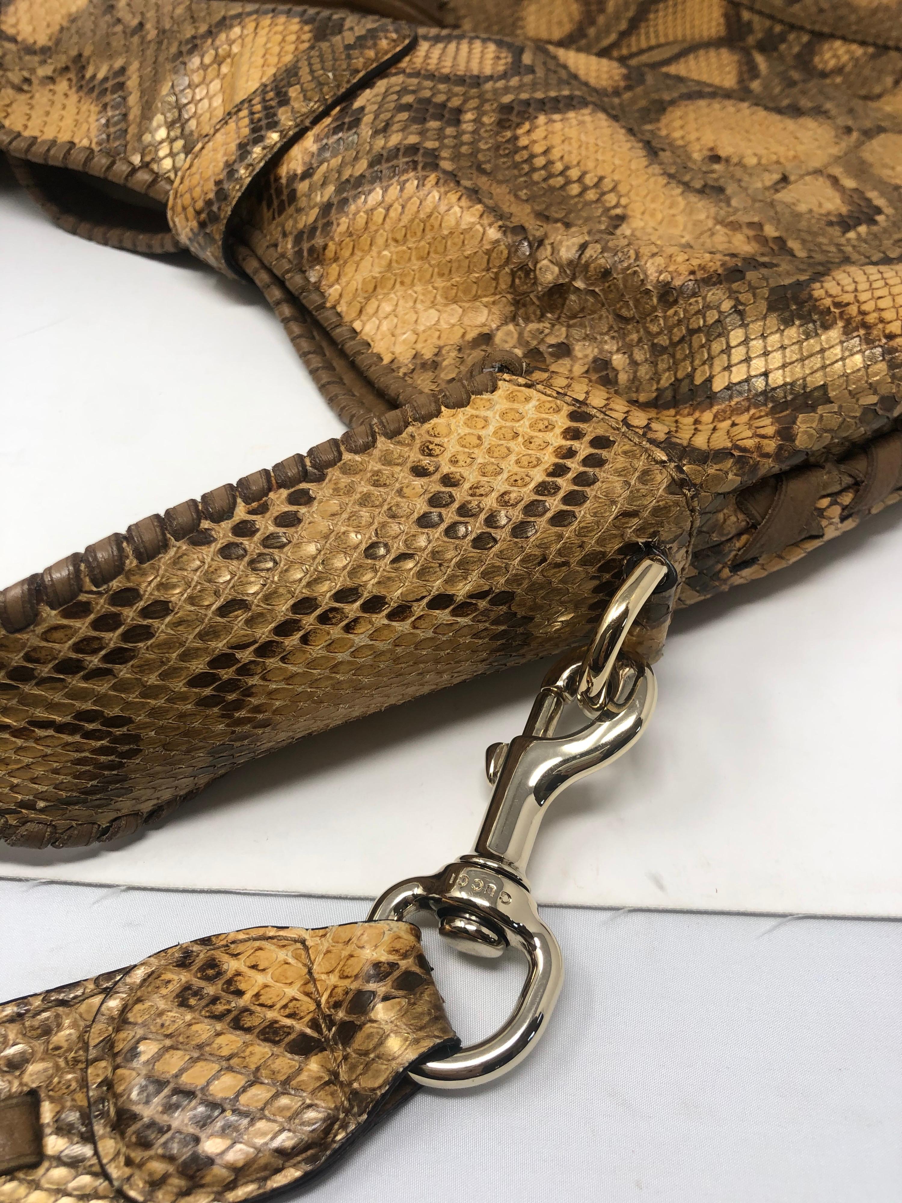 Gucci Python Hobo Bag  2