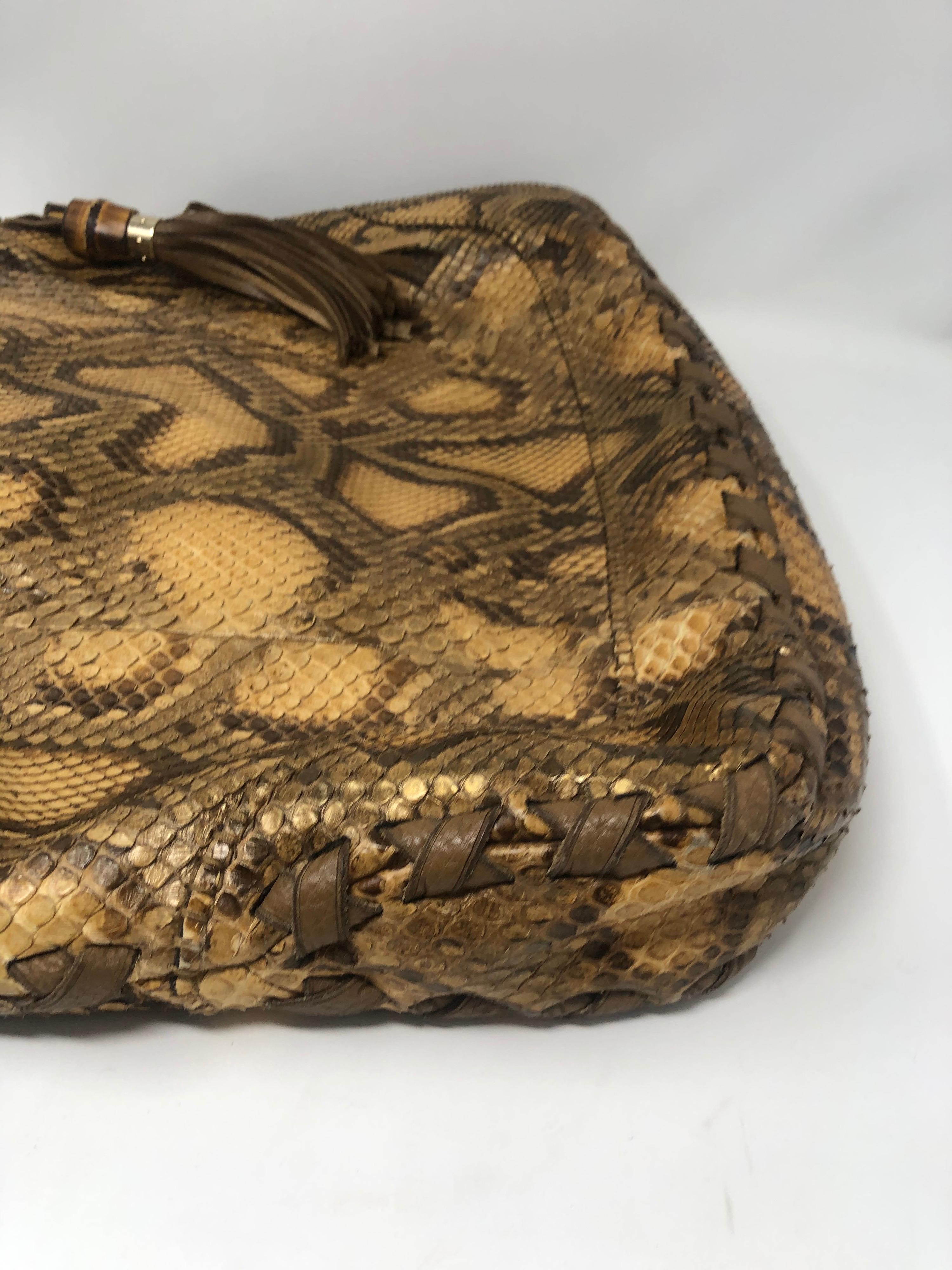 Gucci Python Hobo Bag  3