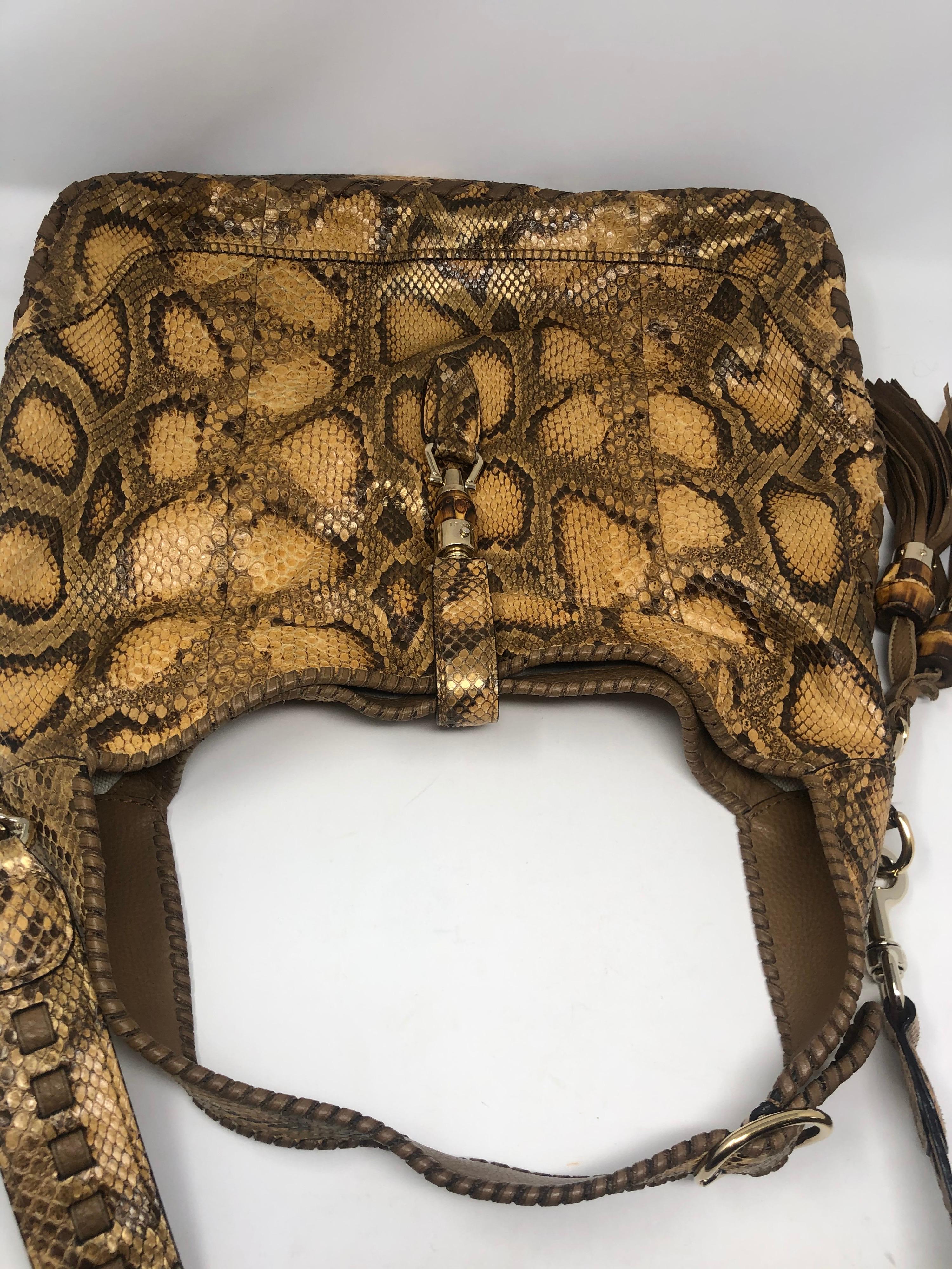 Gucci Python Hobo Bag  4