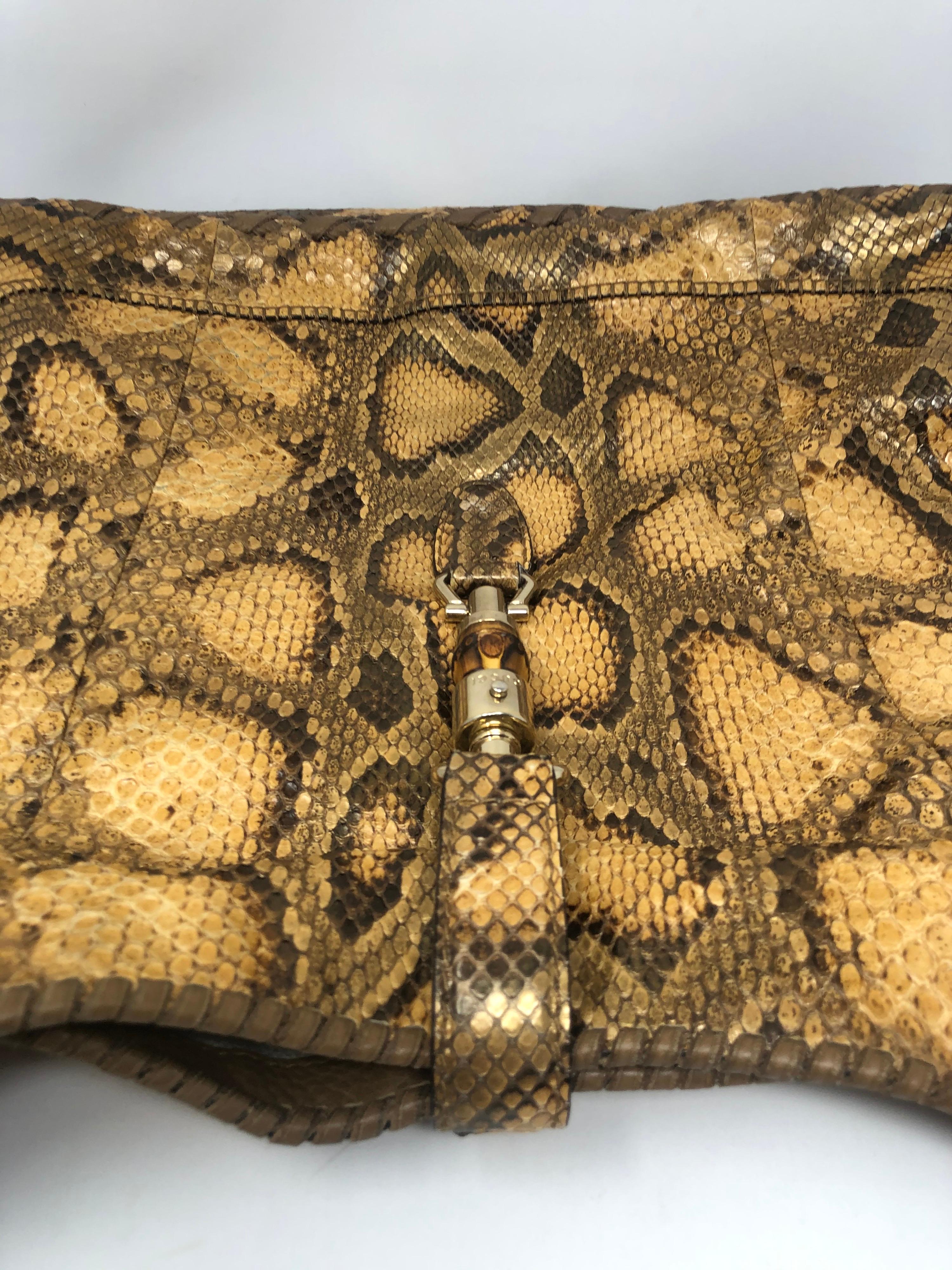 gucci python bag